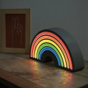 Fizz Creations Dimbar Rainbow USB Lampe med Fargerik Belysning