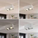 Arcchio Downlight Rosalie, dimbar, kantet 2 lyskilder hvit