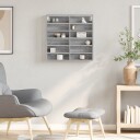  Hyller grå sonoma 60x8,5x58 cm konstruert tre