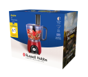 Russell Hobbs Desire Foodprosessor 2,3L 600W Rød/Svart med 2 hastigheter