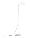 Dcw Éditions DCWéditions Mezzaluna Gulvlampe Krom/ Hvit