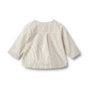 Wheat Skjorte Bjørk  Dark Blue Stripe Baby (62 / 3 mnd)
