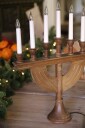 Markslöjd TORPA Adventsstake 7 lys Mørkebrun