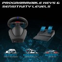 Subsonic Superdrive 270 GT 5 Ratt + Pedaler PC PS4 PS5 Xbox One Xbox Series S/X Nintendo Switch/Switch 2 270° SA5721 2