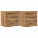  Nattbord 2 stk artisan eik 40x30x40 cm konstruert tre 8721158554406