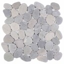 vidaXL Pebble Fliser Grå 30 x 30 cm Elvestein