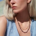 Maanesten Toutsi Halskjede 18 kt. Gullbelagt sølv 2615a - Dame - 925 sterling silver