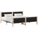  Sengestamme Brunt og svart 200 x 200 cm Heltre furu