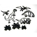 Patchwork Utstikker Dinosaurer Sett/8 