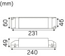 Hide a Lite LED trafo VST Driver for LED 24 V DC 150 W Belysning