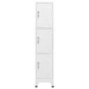 vidaXL Garderobeskap med 3 rom 38x45x180 cm