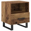  Nattbordskap Gammelt tre 40 x 35 x 47.5 cm Konstruert tre
