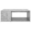 vidaXL Salongbord betonggrå 90x67x33 cm sponplate