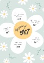 The Power Of Yet Daisy Plakat / 40x50