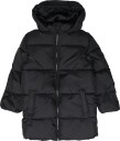 Mango Long Padded Anorak With Hood   BLACK   146