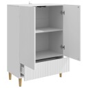  Serviesskap Høgglans hvit 66 x 34,5 x 95 cm Konstruert tre
