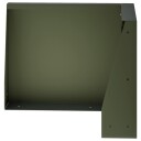 vidaXL Støttemur 2 stk. 50 x 50 x 50 cm Stål Olivengrønn