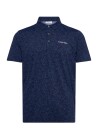 Calvin Klein Golf Springs Printed Polo   Navy   XXL