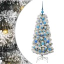  Kunstig sammensatt juletre med LED  stripelys 120 cm PVC