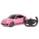 Rastar 1:14 Radiostyrt Volkswagen Beetle Rosa med Firehjulstrekk