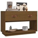 vidaXL TV-benk honningbrun 90x40x60 cm heltre furu