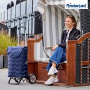 Andersen Shopper Alu star Trillebag 45 Liter HILMA  Blå