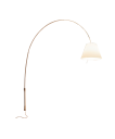 Luceplan - Lady Costanza Vegglampe m/Dimmer Hvit/Alu