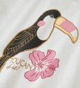 Name It T-skjorte - NmfHoneia - Bright White/Toucan - Name It - 5 år (110) - T-skjorte - Hvit