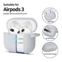 Tech Protect Silicone Hook Case for Apple AirPods 3 Gray