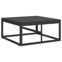  Utendørs Møbler Svart Aluminium