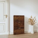 vidaXL Skoskap r?kt eik 59x17x108 cm konstruert tre