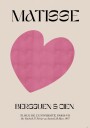 Minimal Pink Heart Plakat / 70x100