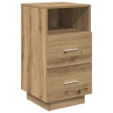  Nattbord med 2 skuffer artisan eik 36x36x68 cm 8721158574732