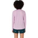 Asics Women"s Fujitrail Logo LS Top Light Ube XL
