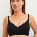 Calida BH Natural Skin Seamless Soft Bra Svart Small Dame