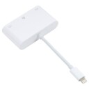 iPhone adapter til USB + 1000M Ethernet + lightning