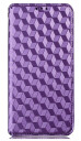 INCOVER Alcatel 1S (2021) / 3L (2021) PU Skinn Flip Deksel med Lommebok - Rombe - Lilla