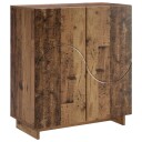 vidaXL Skjenk Gammelt tre 67 x 34,5 x 75 cm Konstruert tre