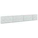 vidaXL Gabion med 5 mm tråd og 5x2,5 cm nett 350x10x50 cm