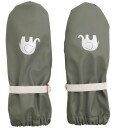 CeLaVi Pu Mittens W. Taffeta Lining   Khaki green   4 6Y