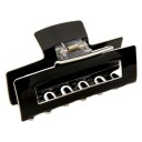 By Lyko Glossy Square Hair Clip Black Axrylic