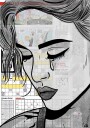 Paper Girl Poster Plakat / 100x150cm