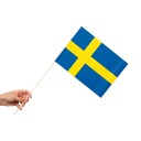 Globos Europe Håndflagg Sverige 10-pakning 4305