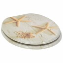  Myk lukking toalettsete 2 pcs Gul og hvit 44 x 38 cm MDF plater