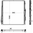 Radiator MAHLE ORIGINAL CR 2094 000P