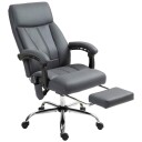 Ergonomisk kontorstol med massasje mørkegrå