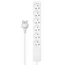 MicroConnect Danish Power Strip 6-way