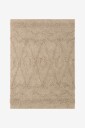 Ellos Home   Flossteppe Emilia i bomull   Beige
