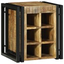 vidaXL Vinhylle Brun 34.5 x 35 x 39 cm Massivt mangotre