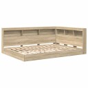 Bokhylleseng Sonoma Eik 160x200 cm Konstruert Tre